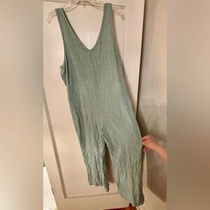 Carly Jean Los Angeles Sage Jumpsuit